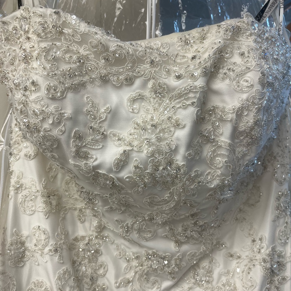 David Tutera Ivory Bridal Gown Label Close-Up - Picture 7 of 8